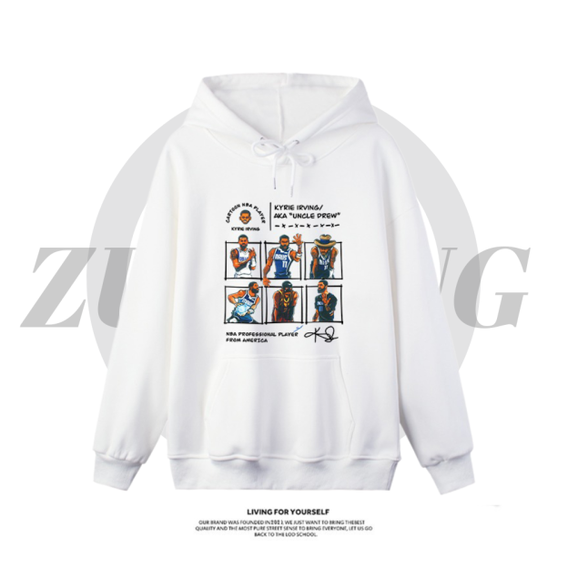 歐文新款 寬鬆百搭 秋冬款 寬鬆連帽衛衣-CASEZONE