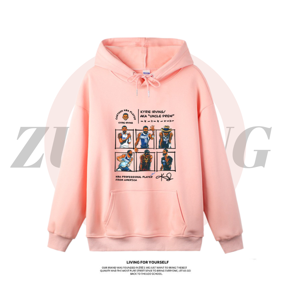 歐文新款 寬鬆百搭 秋冬款 寬鬆連帽衛衣-CASEZONE