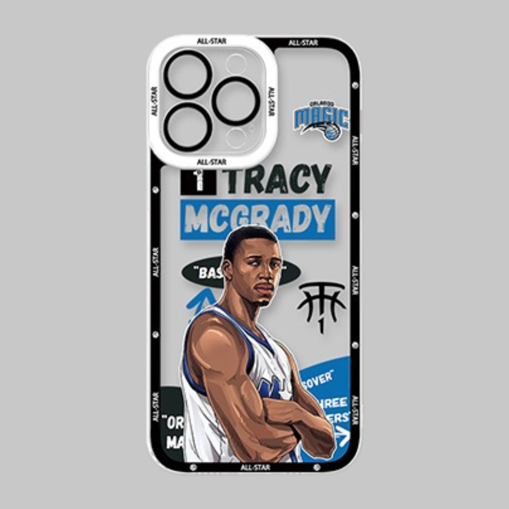 NBA球星透明防摔軟殼-CASEZONE