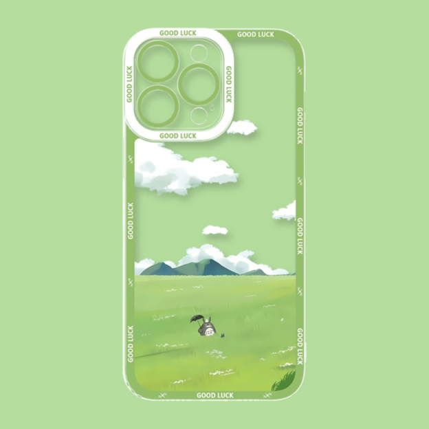 卡通龍貓透明防摔軟殼-CASEZONE