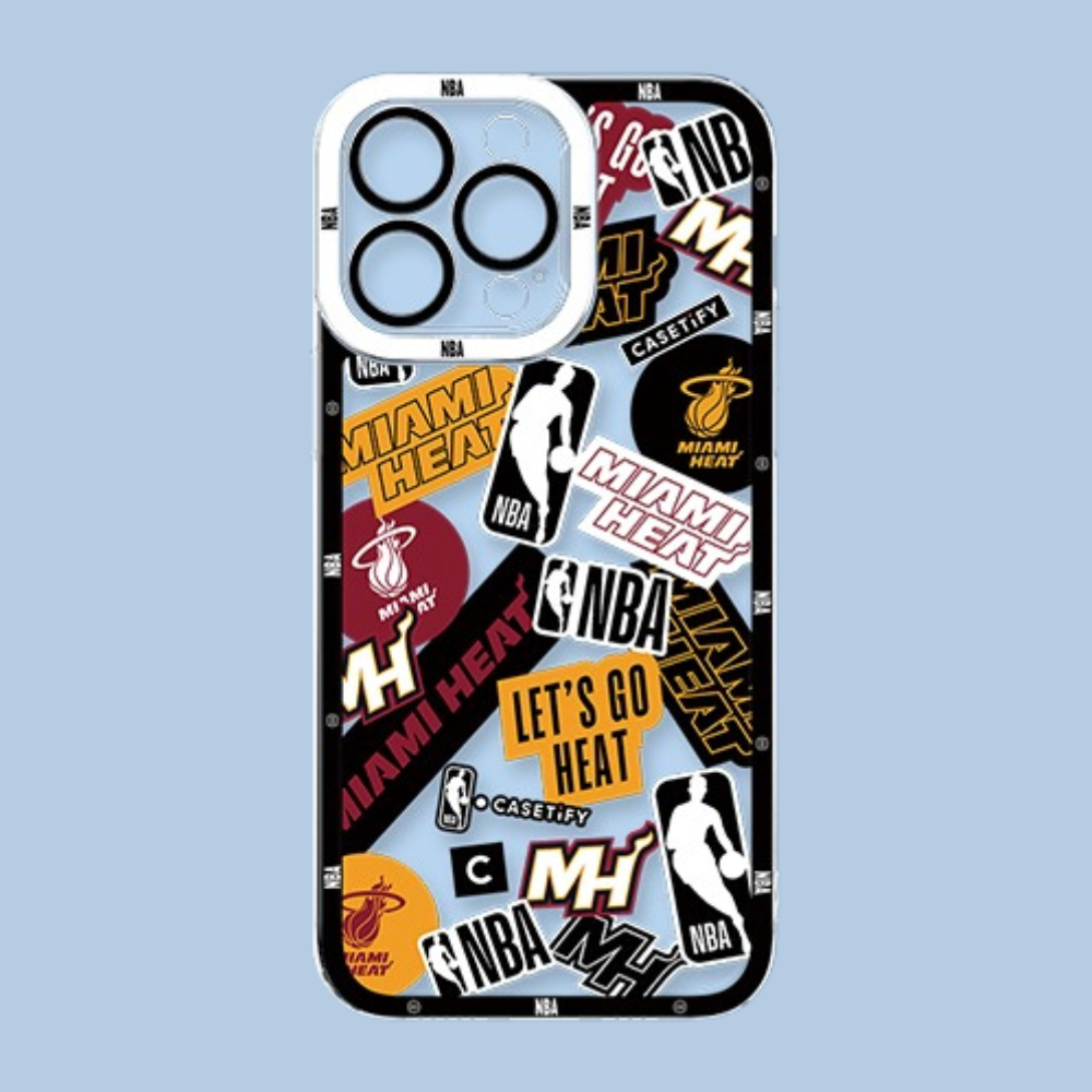 NBA隊徽透明防摔軟殼-CASEZONE