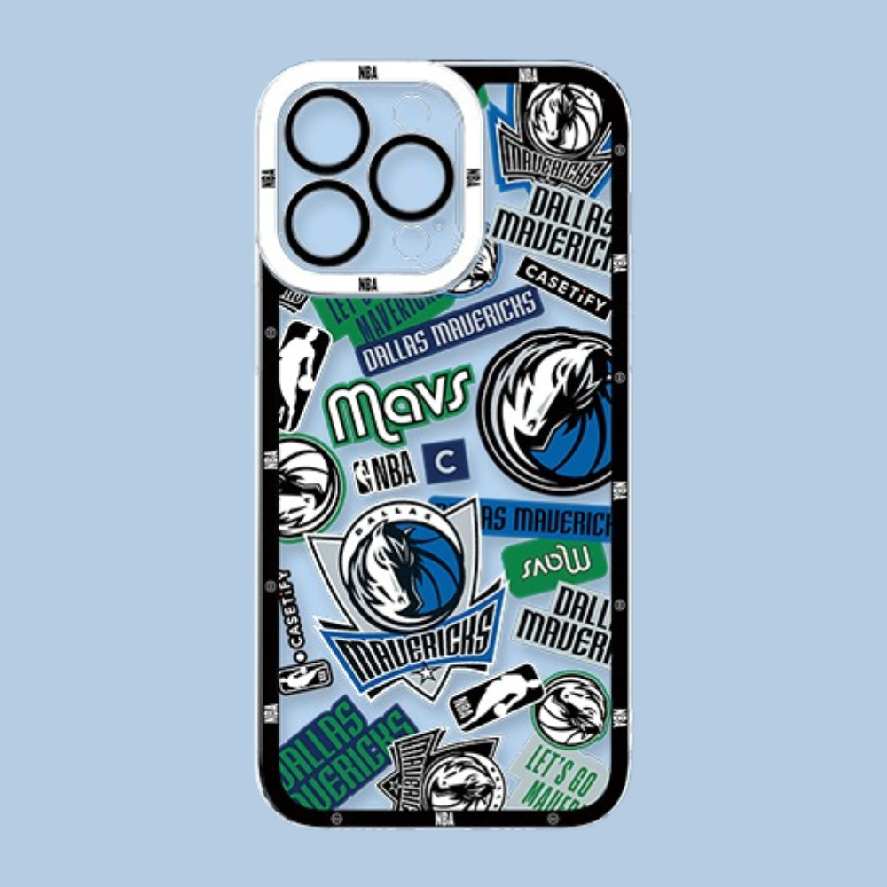 NBA隊徽透明防摔軟殼-CASEZONE