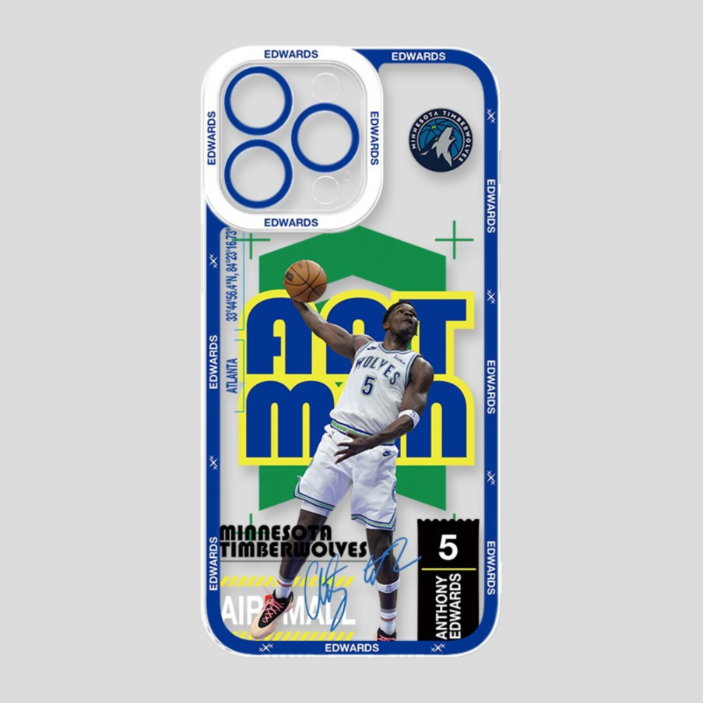 NBA球星透明防摔軟殼-CASEZONE