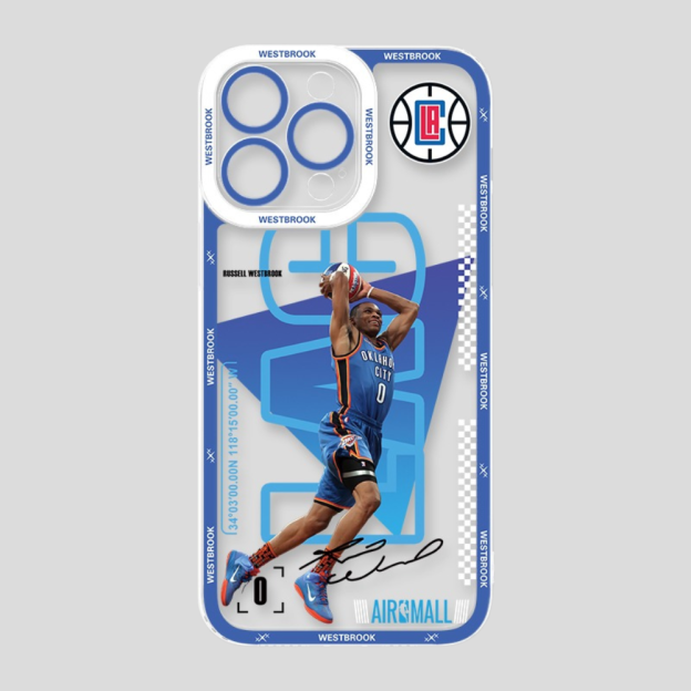 NBA球星透明防摔軟殼-CASEZONE