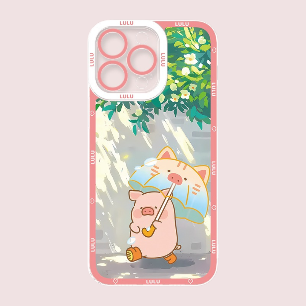 罐頭豬LuLu天使眼透明防摔軟殼-ZUIHANG SHOP