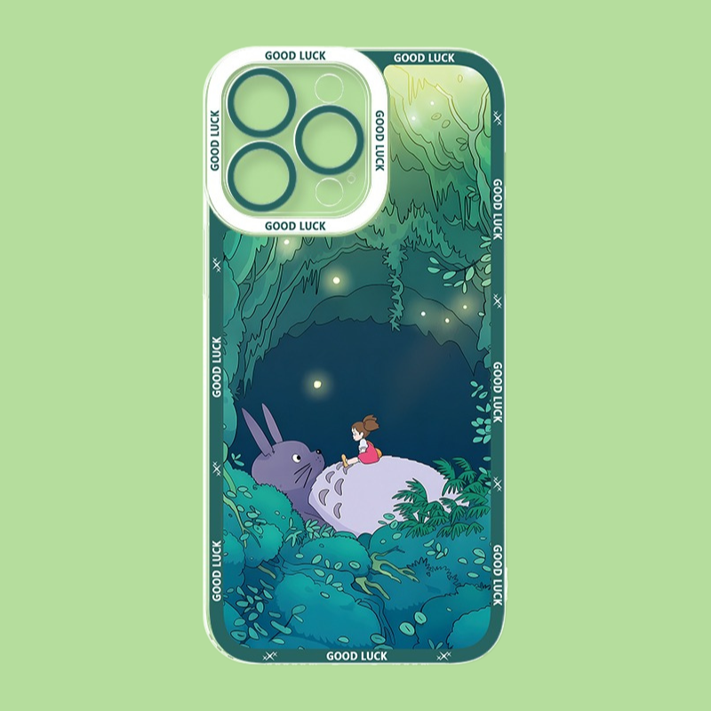 卡通龍貓透明防摔軟殼-CASEZONE