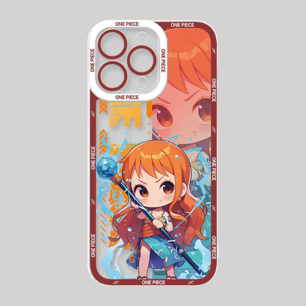 Q版海賊王透明防摔軟殼-CASEZONE