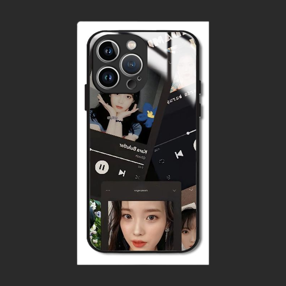 Kpop新款高清全包防摔玻璃殼-CASEZONE