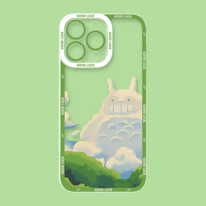 卡通龍貓透明防摔軟殼-CASEZONE