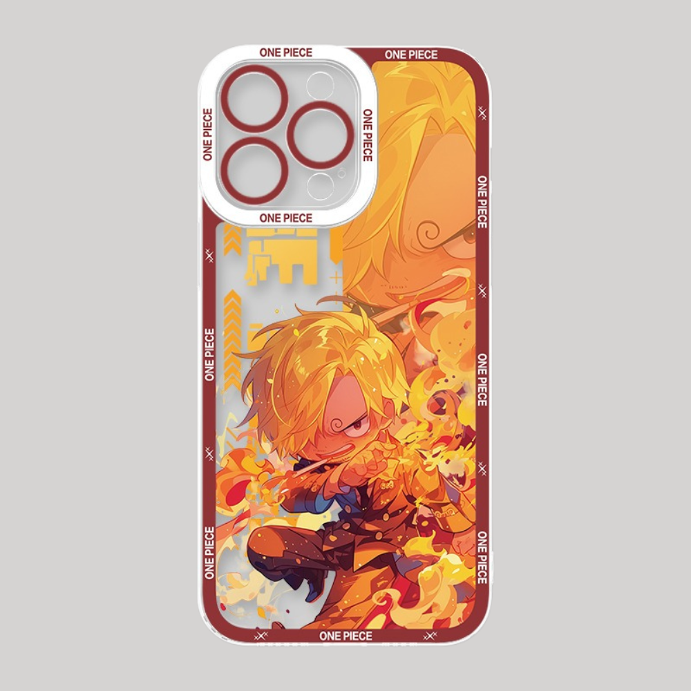 Q版海賊王透明防摔軟殼-CASEZONE