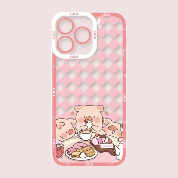 罐頭豬LuLu天使眼透明防摔軟殼-ZUIHANG SHOP