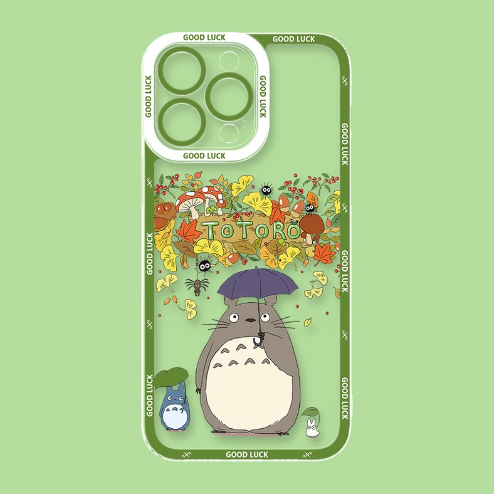 卡通龍貓透明防摔軟殼-CASEZONE