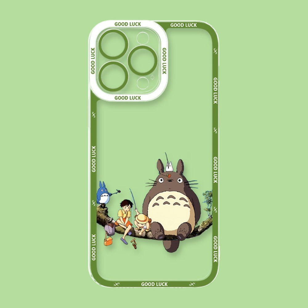 卡通龍貓透明防摔軟殼-CASEZONE