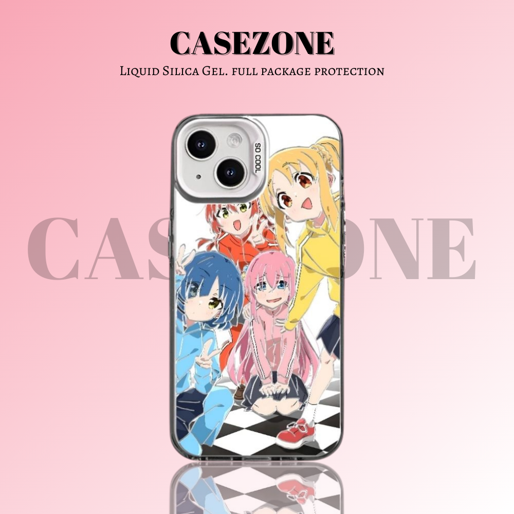 孤獨搖滾彩銀防摔手機殼-CASEZONE