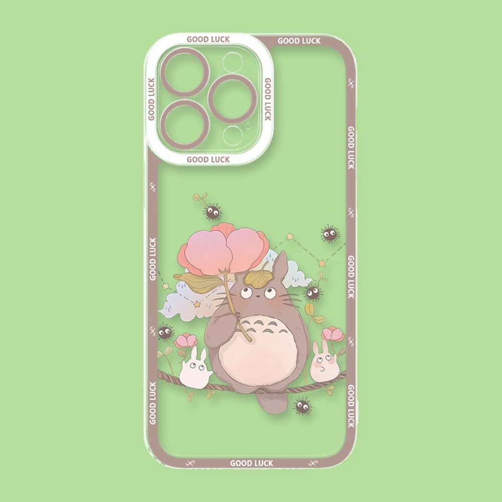 卡通龍貓透明防摔軟殼-CASEZONE