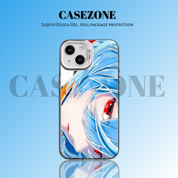 EVA新世紀福音戰士彩銀防摔手機殼-CASEZONE
