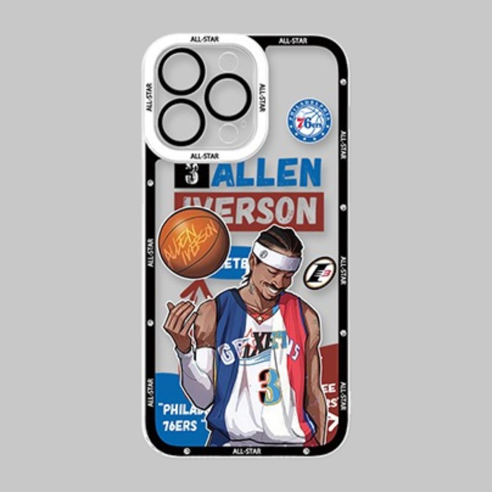 NBA球星透明防摔軟殼-CASEZONE