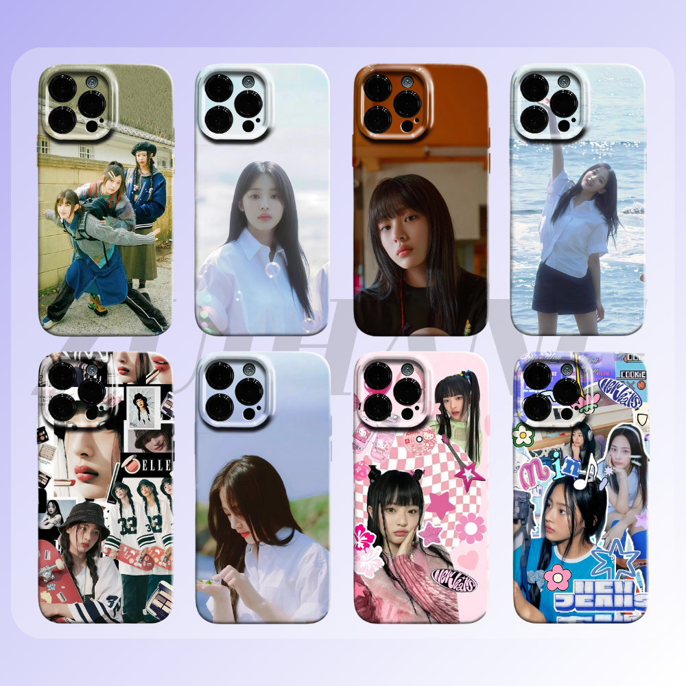 Newjeans高清彩繪全包防摔菲林殼-CASEZONE