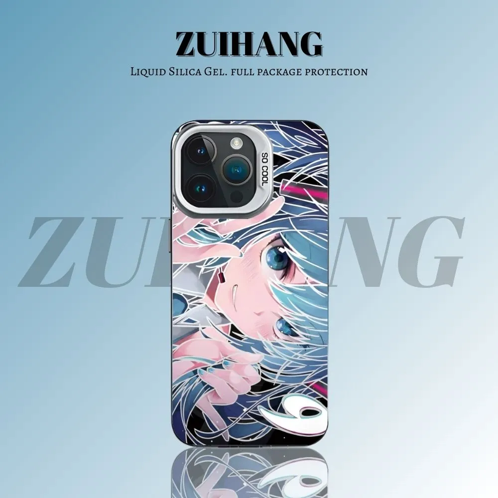 初音未來彩銀防摔手機殼-CASEZONE