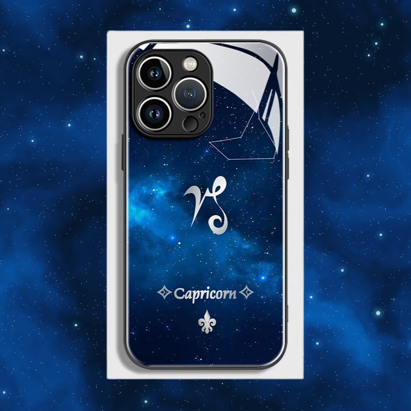 十二星座新款高清全包防摔玻璃殼-CASEZONE