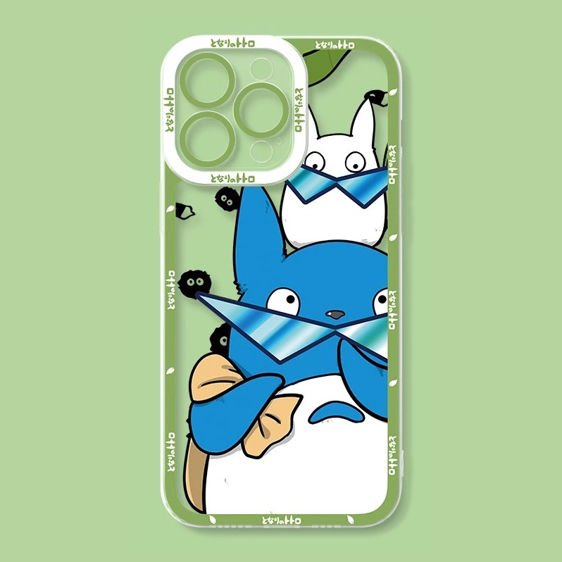 卡通龍貓透明防摔軟殼-CASEZONE