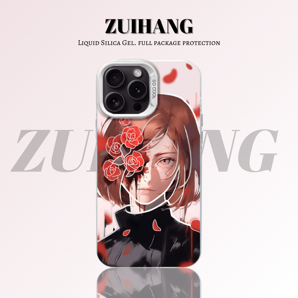 咒術迴戰彩銀防摔手機殼-CASEZONE