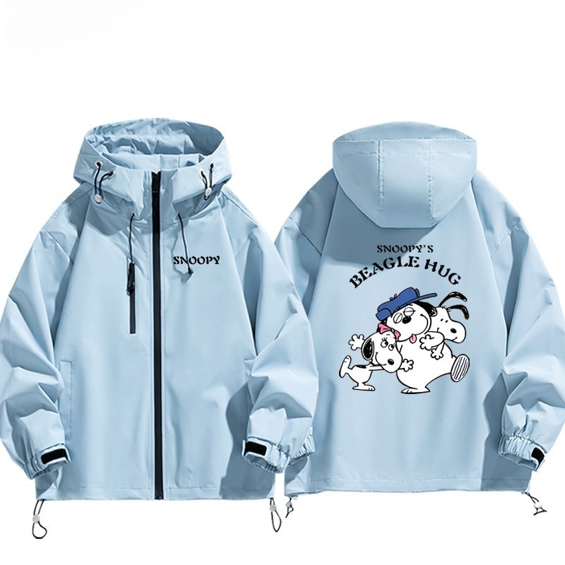 史努比Snoopy周邊 男女同款秋冬衝鋒衣