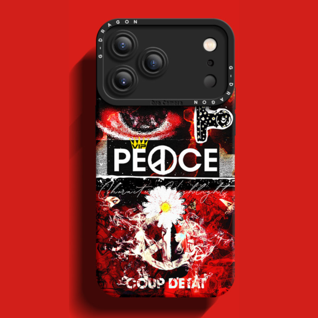 GD權志龍高級感液態矽膠手機殼