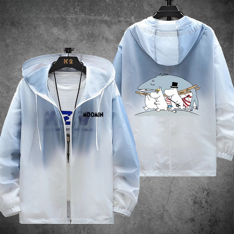 姆明一族Moomins 輕薄透氣漸變防曬衣外套