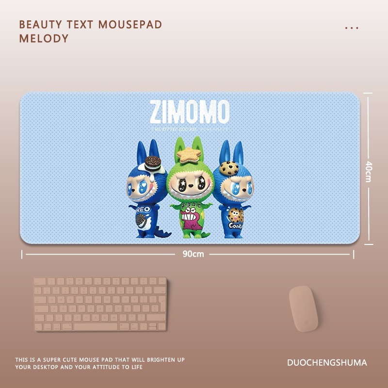 可愛卡通拉布布 主題桌墊 布質滑鼠墊-CASEZONE