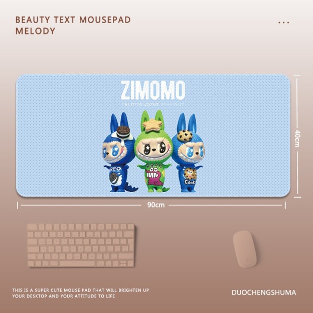 可愛卡通拉布布 主題桌墊 布質滑鼠墊-CASEZONE