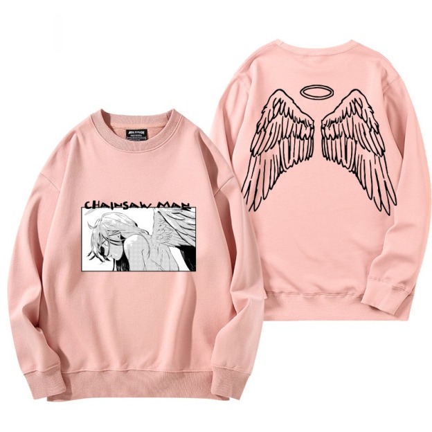 鏈鋸人 秋冬新款 親子情侶裝圓領長袖