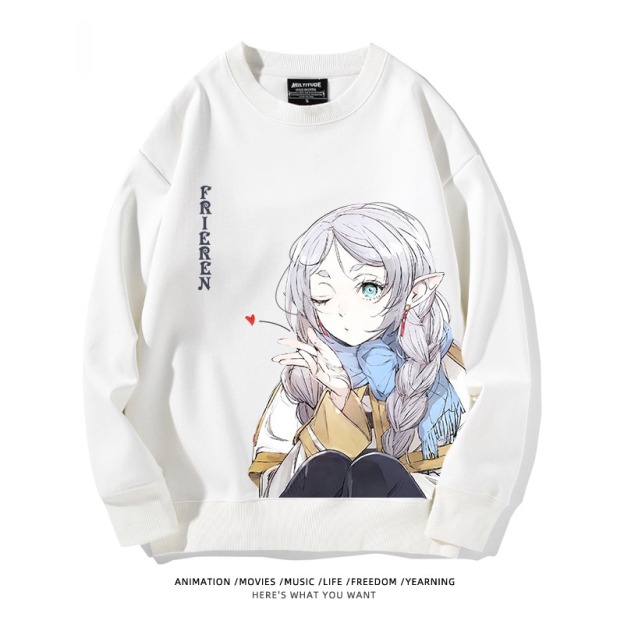 葬送的芙莉蓮 秋冬新款 親子情侶裝圓領長袖