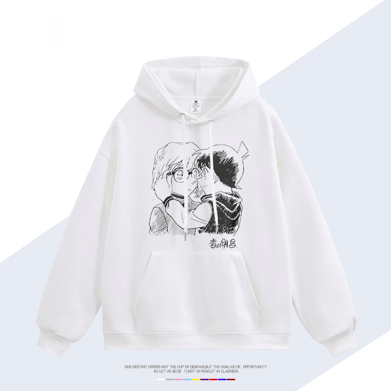 名偵探柯南 聯名衛衣2025秋冬新款 親子情侶裝連帽衛衣