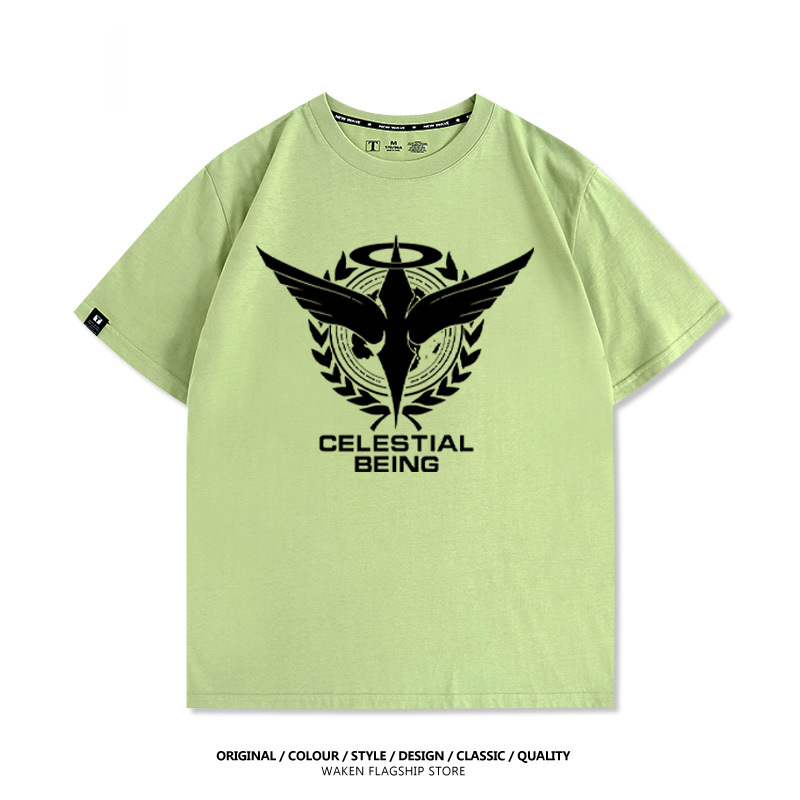 機動戰士鋼彈潮牌 印花短袖T恤-CASEZONE