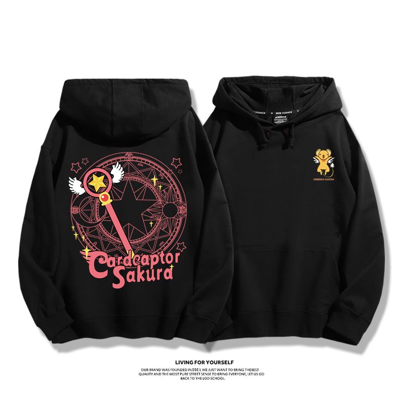 魔卡少女櫻新款 親子情侶男女款連帽衛衣-CASEZONE