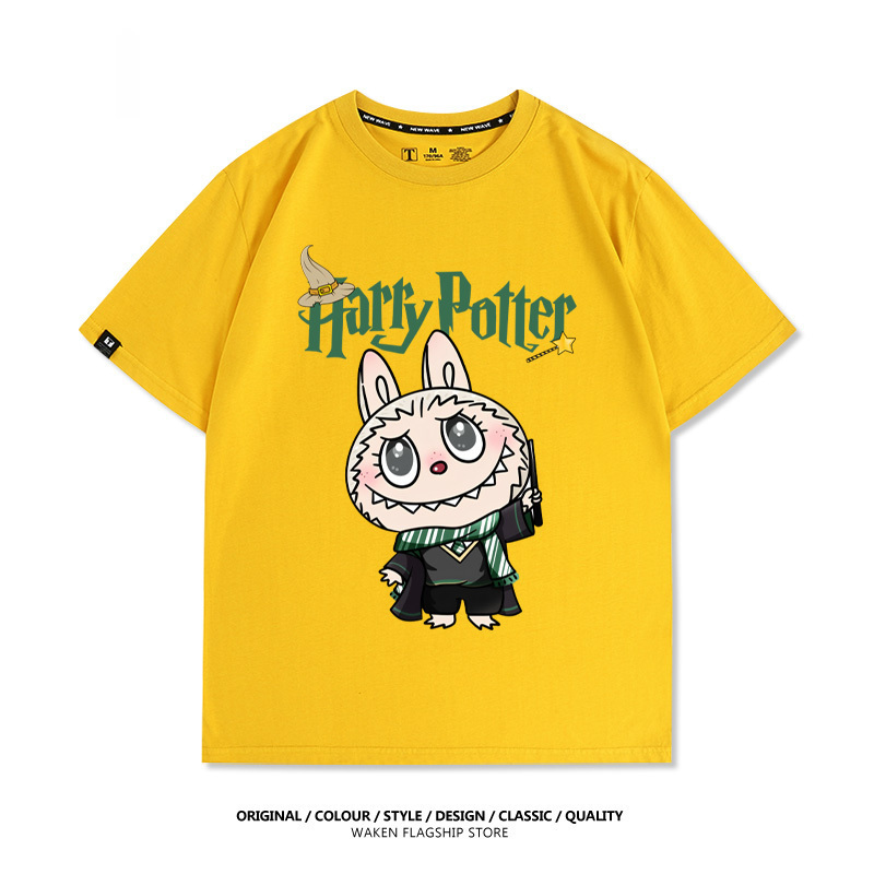LabubuX哈利波特 印花短袖T恤-CASEZONE