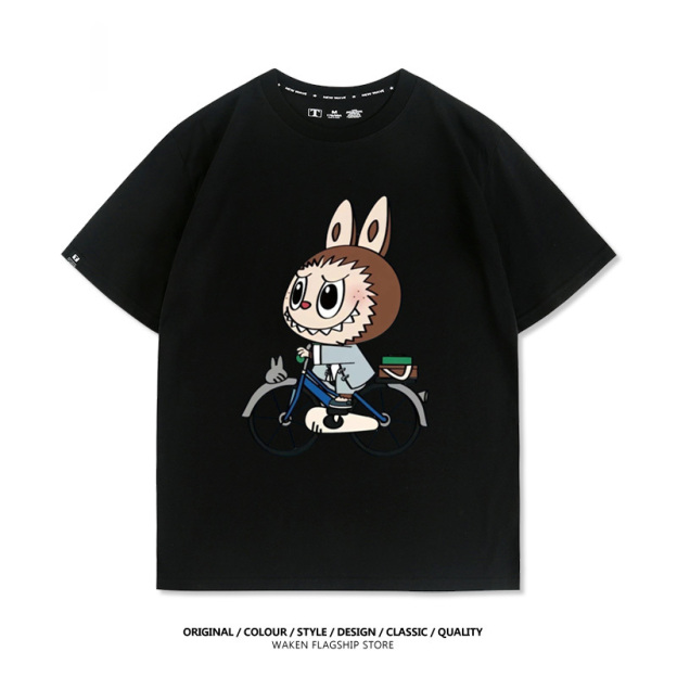 Labubu卡通潮牌 印花短袖T恤-CASEZONE