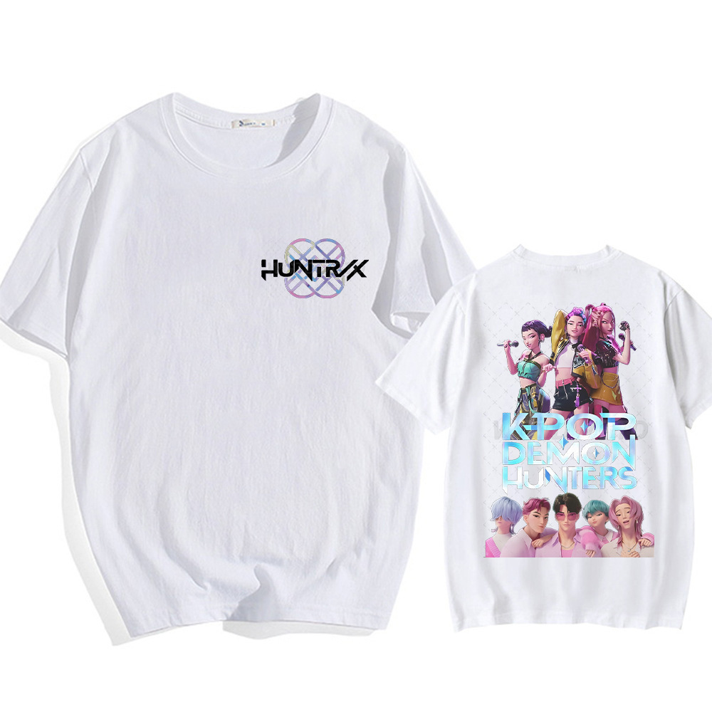 KPop Demon Hunters 獵魔女團印花短袖T恤-CASEZONE