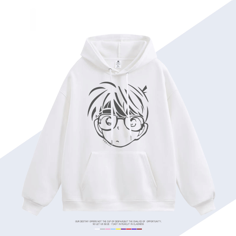 名偵探柯南 聯名衛衣2025秋冬新款 親子情侶裝連帽衛衣