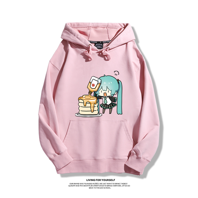 初音未來新款 親子情侶男女款連帽衛衣-CASEZONE