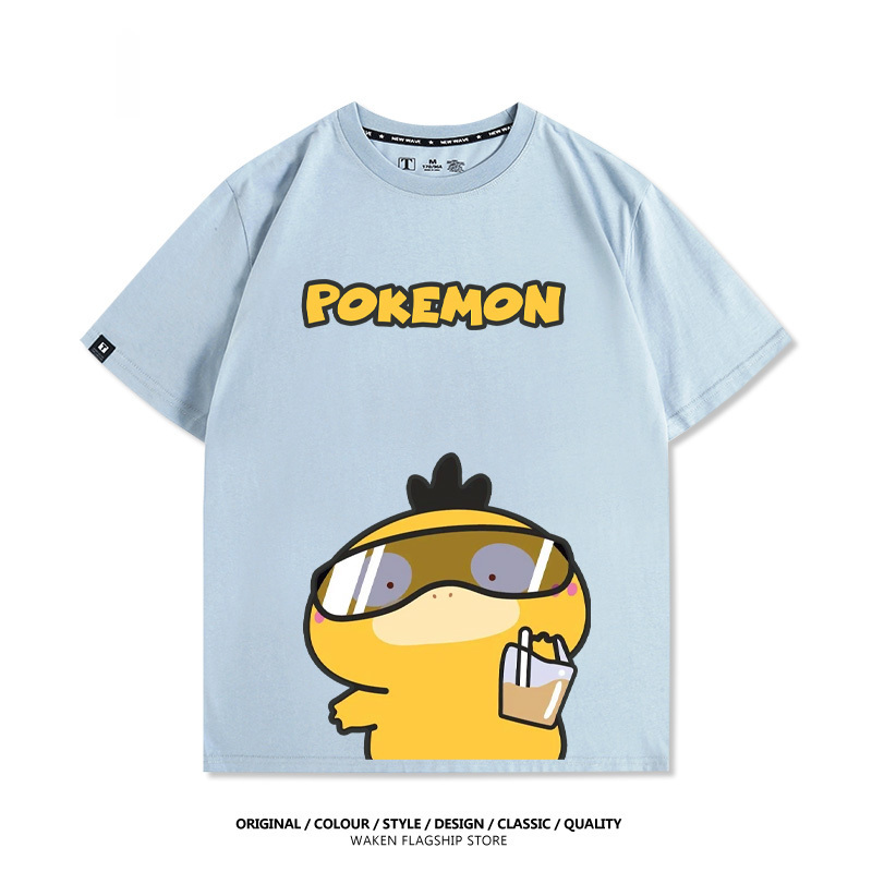 精靈寶可夢 啵啵奶茶 印花短袖T恤-CASEZONE