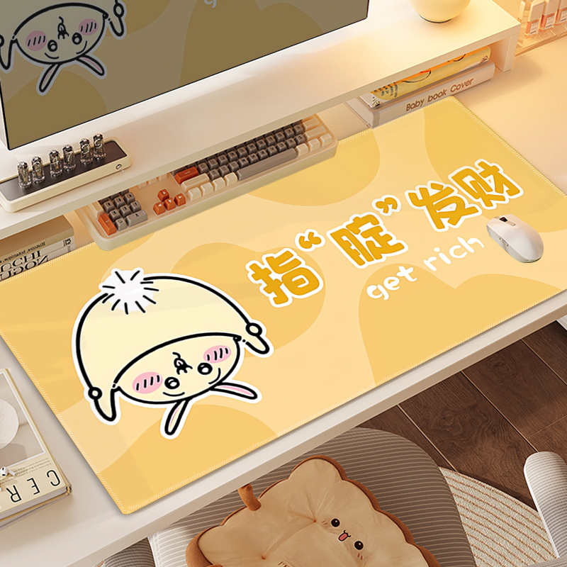 Chiikawa 主題桌墊 布質滑鼠墊-CASEZONE