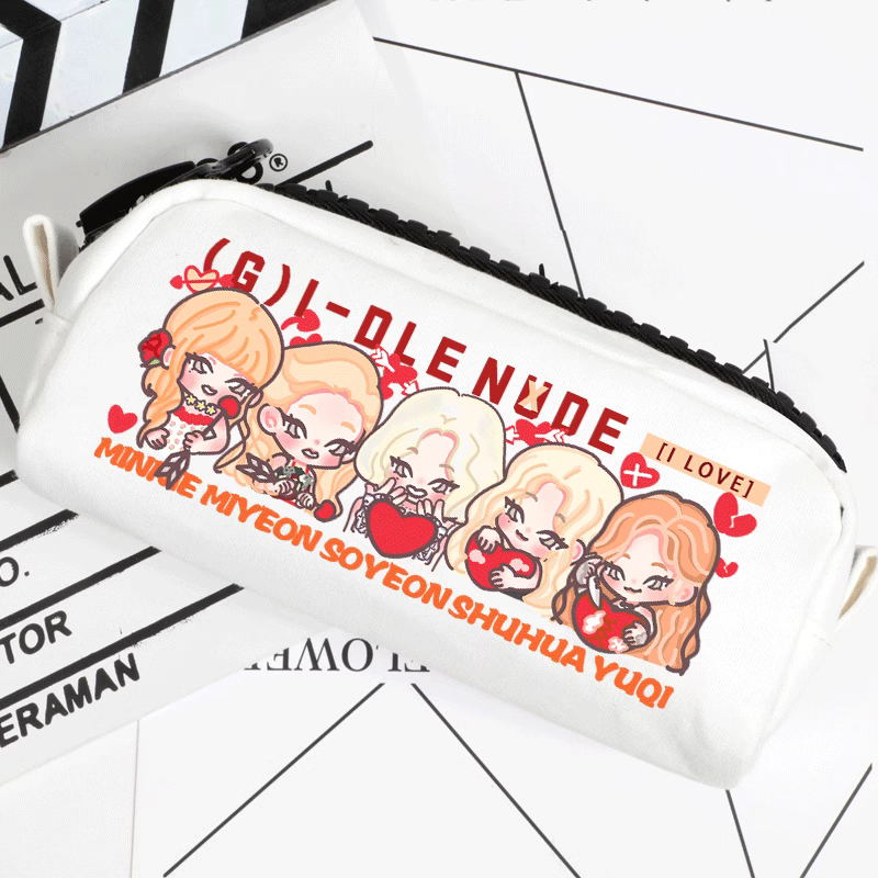 (G)I-DLE 專輯應援 同人筆袋收納文具盒-CASEZONE