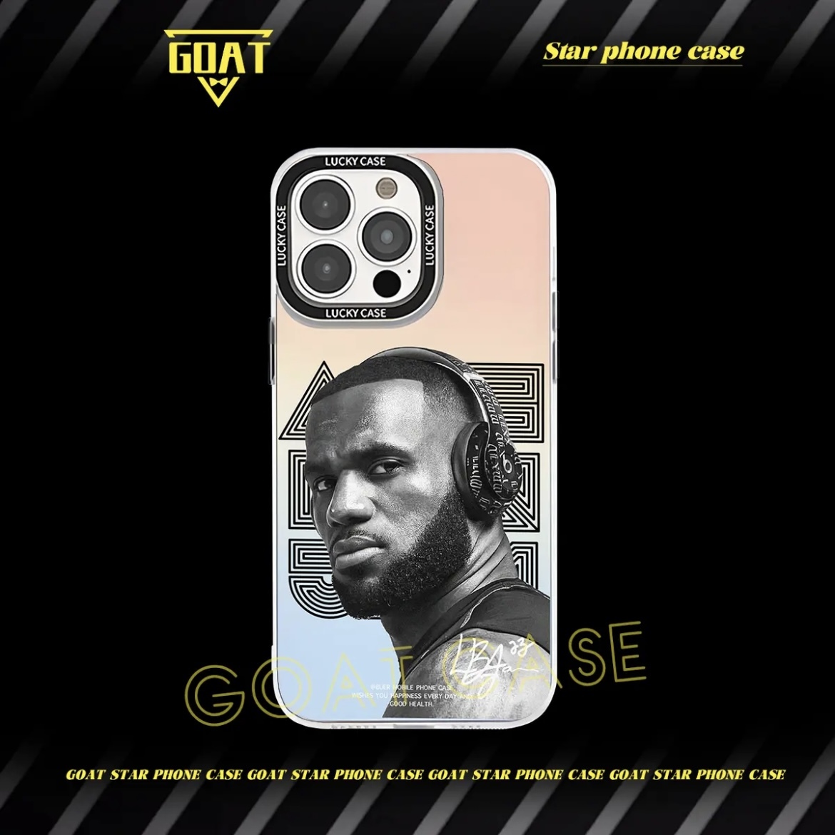 球星肖像｜極光鐳射球星手機殼-CASEZONE