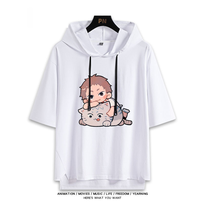 排球少年 連帽短袖T恤