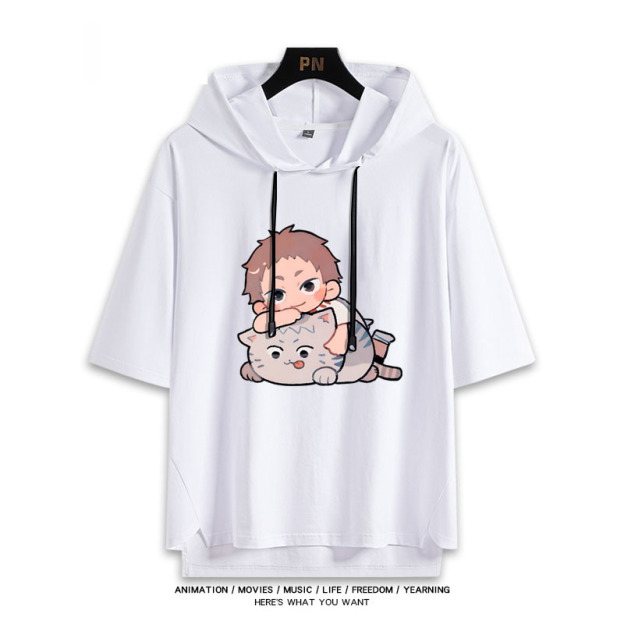 排球少年 連帽短袖T恤