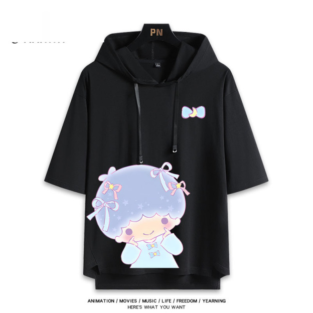 雙子星 Little twin stars 連帽短袖T恤