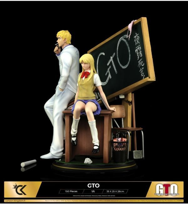 【預購】正版授權 Cartoon Kingdom（CK） 麻辣教師 GTO 鬼冢英吉 1/6雕像-CASEZONE