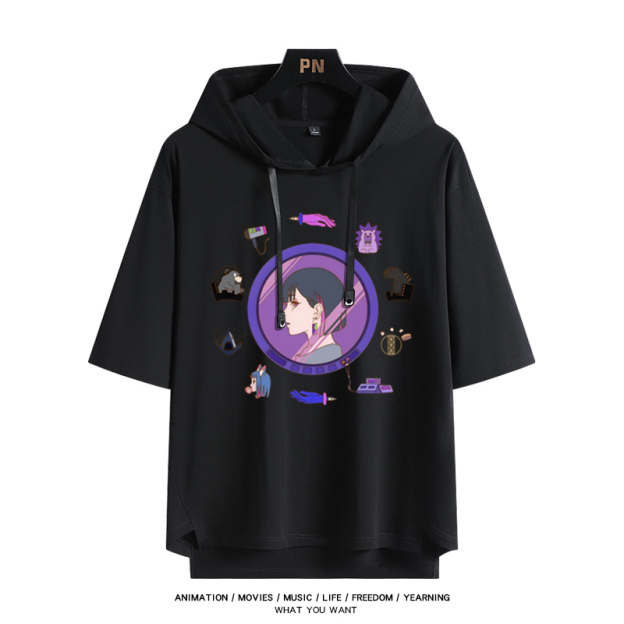 永遠是深夜有多好 連帽短袖T恤